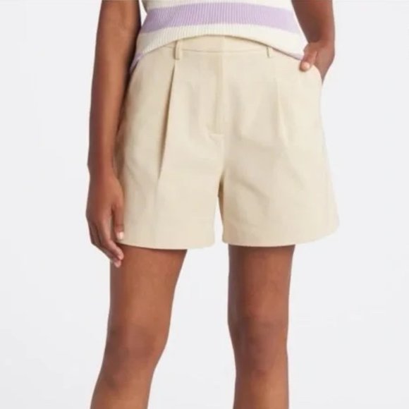 41 Hawthorn Pants - NWT Stitch Fix 41 Hawthorn Becca High Rise 5" Pleated Shorts Size 6 NEW